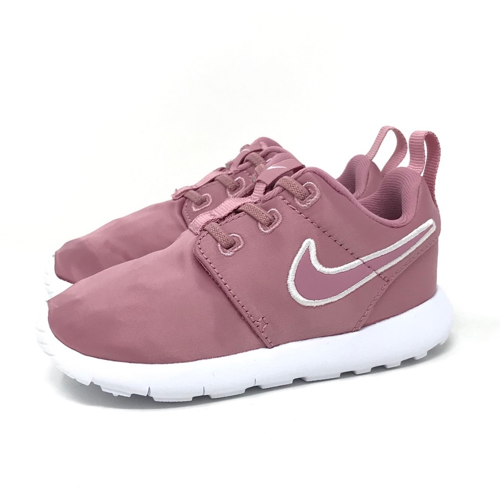 Nike Little Girls Nike Roshe One Satin Rose Pink - Picture 3 of 8